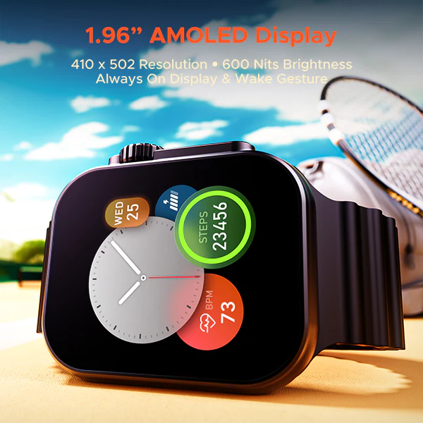 boAt Wave Elevate Pro | Smartwatch with 1.96" AMOLED Display, Premium Metal Body, Bluetooth Calling, IP67 Rating - Image 17