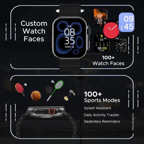 boAt Wave Elevate Pro | Smartwatch with 1.96" AMOLED Display, Premium Metal Body, Bluetooth Calling, IP67 Rating - Image 21