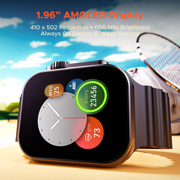 boAt Wave Elevate Pro | Smartwatch with 1.96" AMOLED Display, Premium Metal Body, Bluetooth Calling, IP67 Rating - Image 23