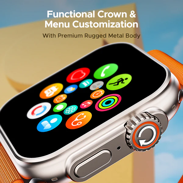 boAt Wave Elevate Pro | Smartwatch with 1.96" AMOLED Display, Premium Metal Body, Bluetooth Calling, IP67 Rating - Image 6