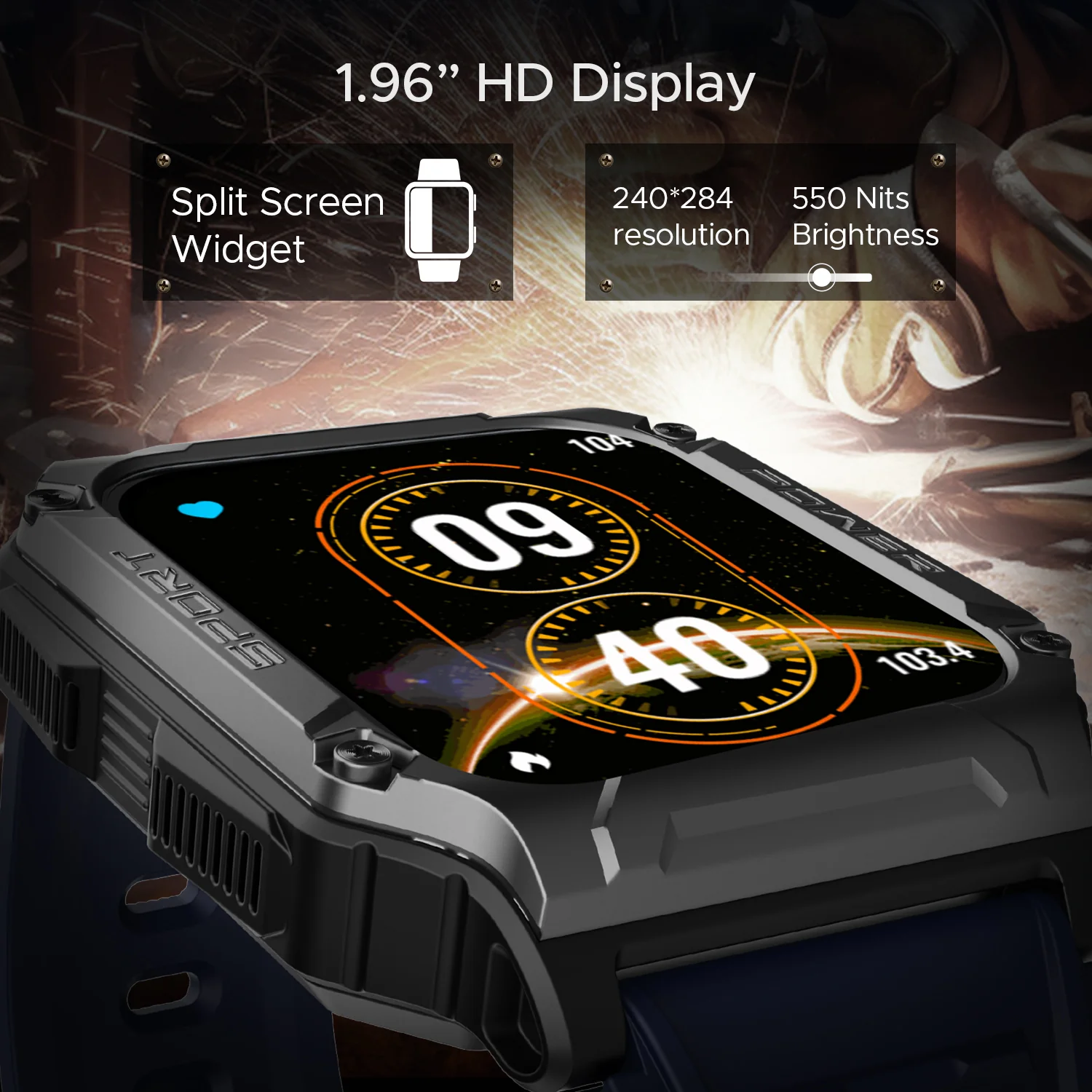 boAt Wave Force 2 | Smart Watch with 1.96" (4.97cm) HD Display, BT Calling, Built-in compass, SpO2 & Heart rate Monitoring - Image 18