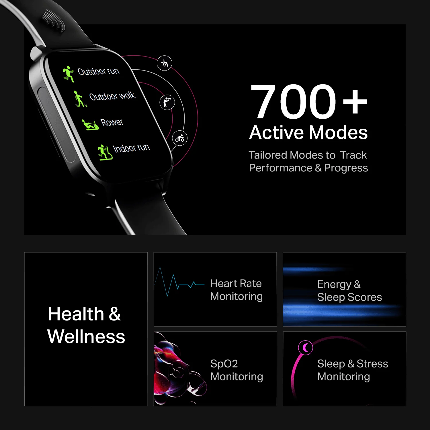 boAt Wave Fortune | NFC Tap & Pay Smartwatch 1.96" HD Display, 100+ Sports Modes & Custom Watch Faces - Image 6
