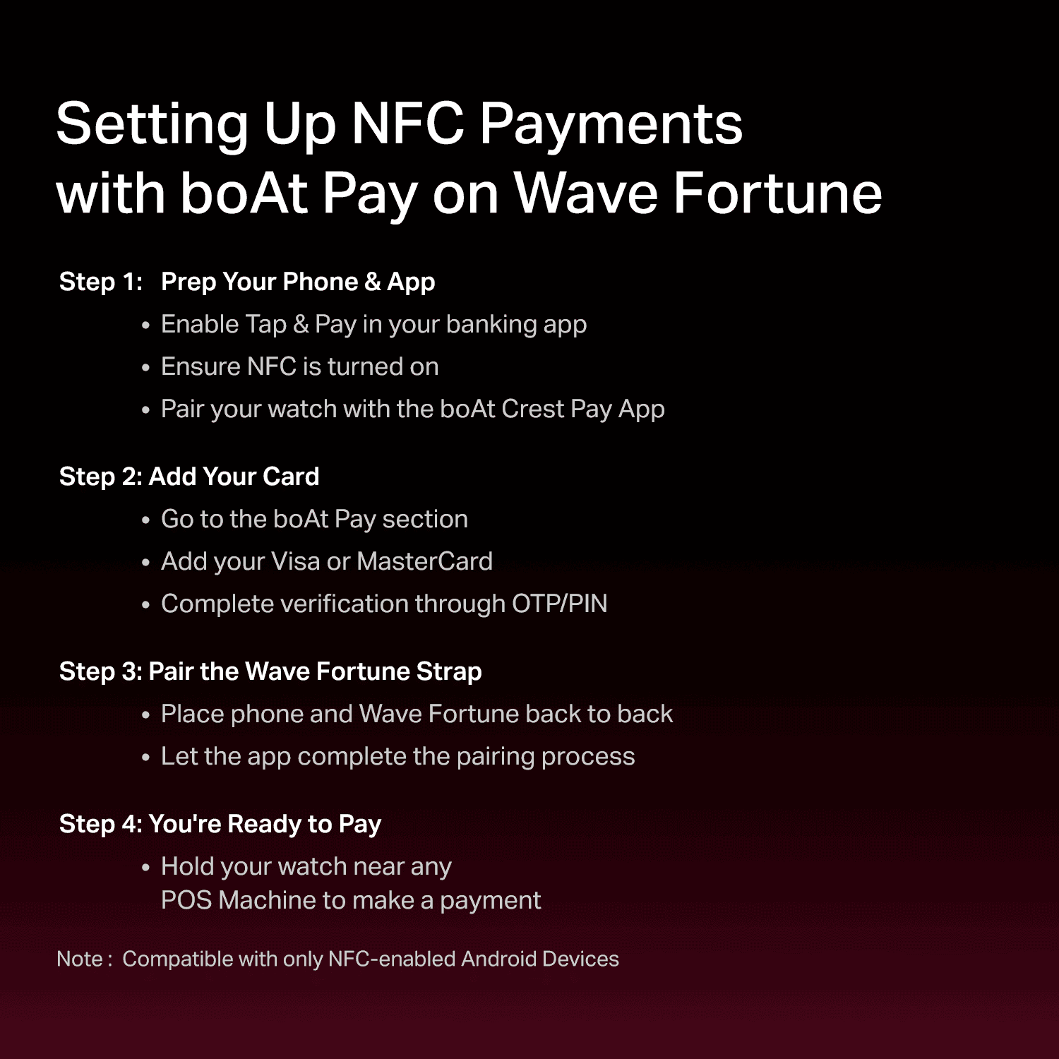 boAt Wave Fortune | NFC Tap & Pay Smartwatch 1.96" HD Display, 100+ Sports Modes & Custom Watch Faces - Image 9