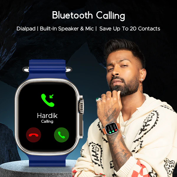 boAt Wave Genesis | Smartwatch with 1.96" (4.97cm) Big HD Display, BT Calling, Luxurious Metal Body, Functional Crown - Image 15