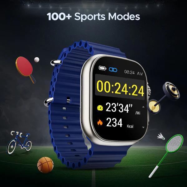boAt Wave Genesis | Smartwatch with 1.96" (4.97cm) Big HD Display, BT Calling, Luxurious Metal Body, Functional Crown - Image 16