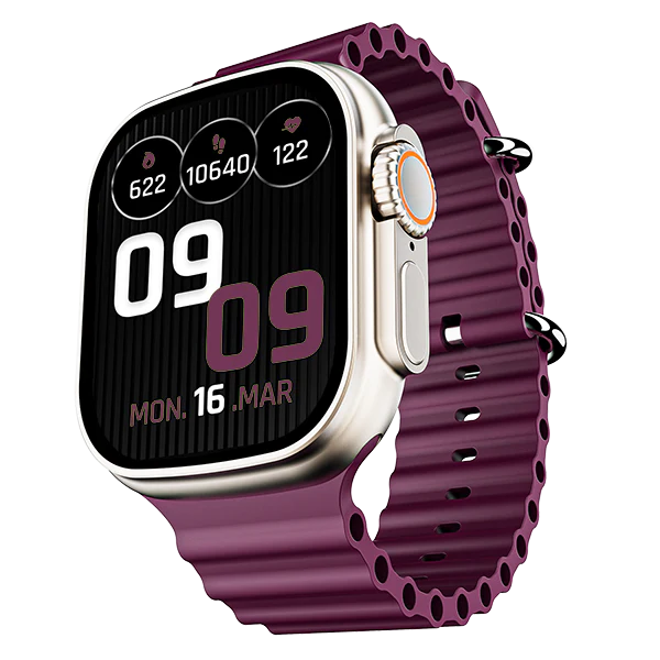 boAt Wave Genesis | Smartwatch with 1.96" (4.97cm) Big HD Display, BT Calling, Luxurious Metal Body, Functional Crown - Image 2