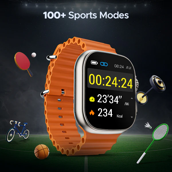 boAt Wave Genesis | Smartwatch with 1.96" (4.97cm) Big HD Display, BT Calling, Luxurious Metal Body, Functional Crown - Image 21