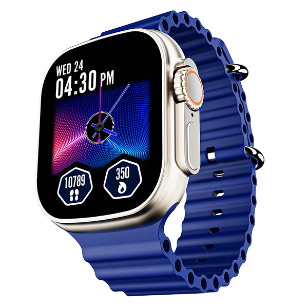 boAt Wave Genesis | Smartwatch with 1.96" (4.97cm) Big HD Display, BT Calling, Luxurious Metal Body, Functional Crown - Image 3