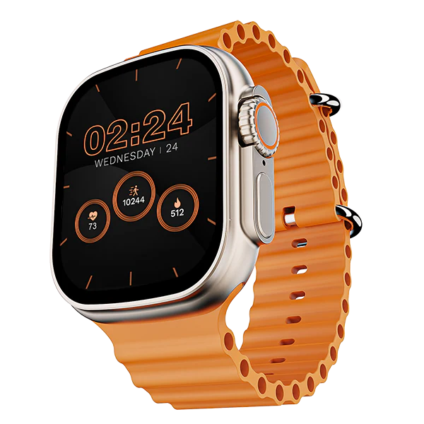 boAt Wave Genesis | Smartwatch with 1.96" (4.97cm) Big HD Display, BT Calling, Luxurious Metal Body, Functional Crown - Image 4