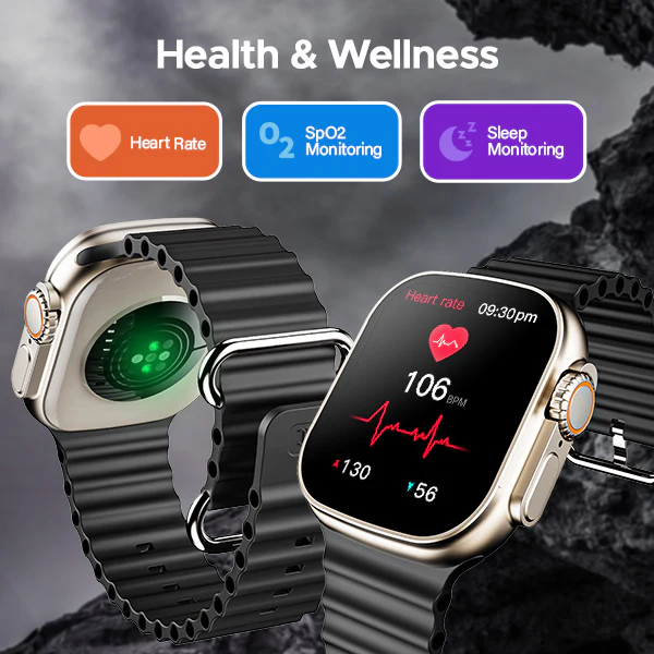 boAt Wave Genesis | Smartwatch with 1.96" (4.97cm) Big HD Display, BT Calling, Luxurious Metal Body, Functional Crown - Image 7