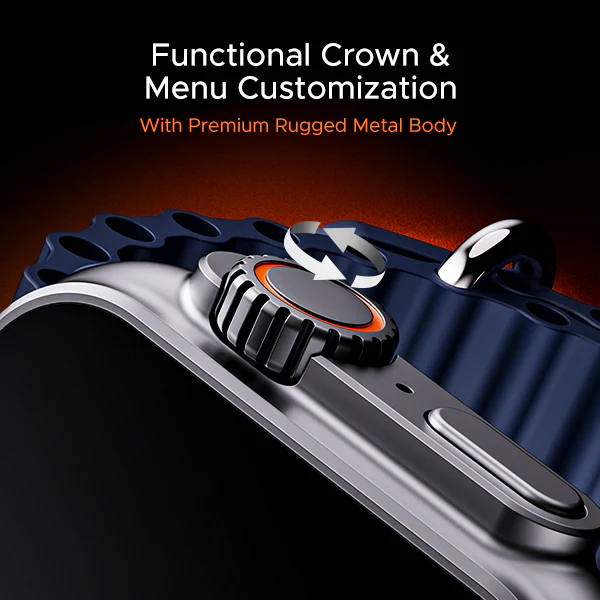 boAt Wave Genesis Pro | Smartwatch with 1.96" AMOLED Display, Premium Metal Body, Bluetooth Calling, SpO2 Monitoring - Image 12
