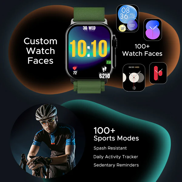 boAt Wave Genesis Pro | Smartwatch with 1.96" AMOLED Display, Premium Metal Body, Bluetooth Calling, SpO2 Monitoring - Image 20