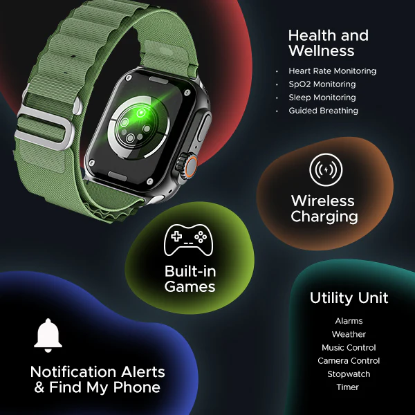 boAt Wave Genesis Pro | Smartwatch with 1.96" AMOLED Display, Premium Metal Body, Bluetooth Calling, SpO2 Monitoring - Image 22