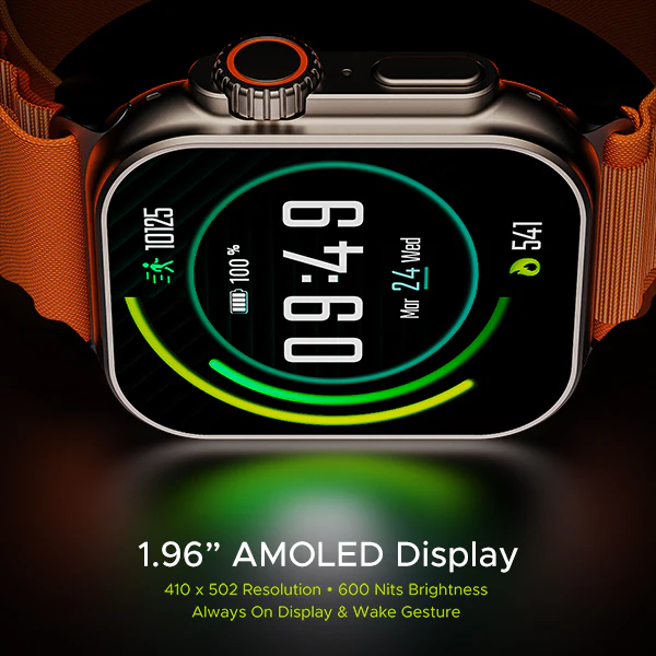 boAt Wave Genesis Pro | Smartwatch with 1.96" AMOLED Display, Premium Metal Body, Bluetooth Calling, SpO2 Monitoring - Image 23