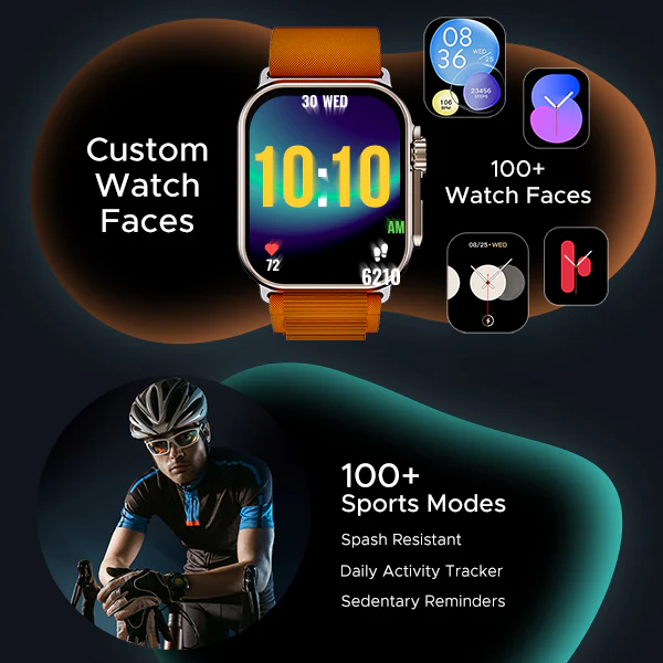 boAt Wave Genesis Pro | Smartwatch with 1.96" AMOLED Display, Premium Metal Body, Bluetooth Calling, SpO2 Monitoring - Image 27