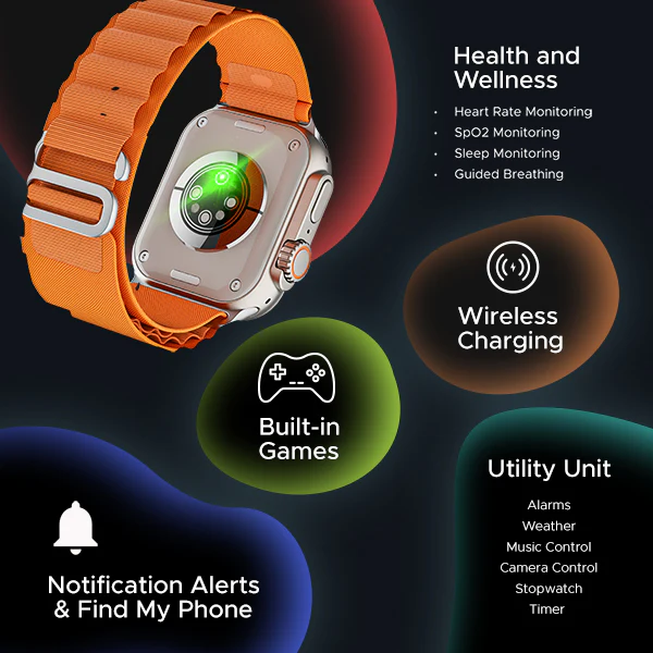 boAt Wave Genesis Pro | Smartwatch with 1.96" AMOLED Display, Premium Metal Body, Bluetooth Calling, SpO2 Monitoring - Image 28