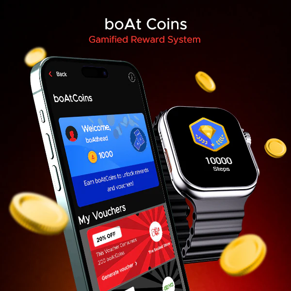 boAt Wave Genesis Pro | Smartwatch with 1.96" AMOLED Display, Premium Metal Body, Bluetooth Calling, SpO2 Monitoring - Image 8