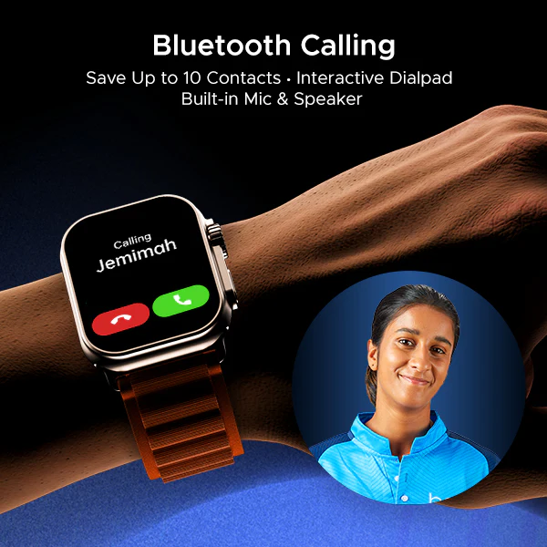 boAt Wave Glory Pro | Smartwatch with 1.96" AMOLED Display, Premium Metal Body, Bluetooth Calling, SpO2 monitoring - Image 11