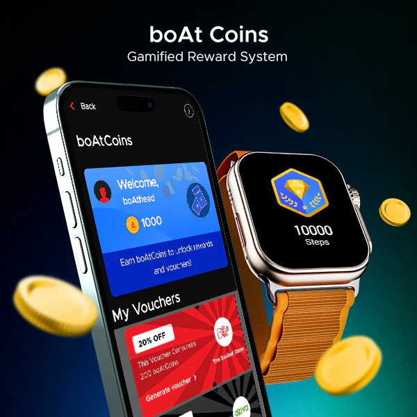 boAt Wave Glory Pro | Smartwatch with 1.96" AMOLED Display, Premium Metal Body, Bluetooth Calling, SpO2 monitoring - Image 12