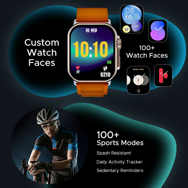 boAt Wave Glory Pro | Smartwatch with 1.96" AMOLED Display, Premium Metal Body, Bluetooth Calling, SpO2 monitoring - Image 13