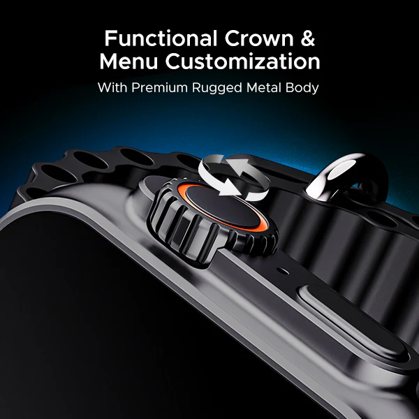 boAt Wave Glory Pro | Smartwatch with 1.96" AMOLED Display, Premium Metal Body, Bluetooth Calling, SpO2 monitoring - Image 4
