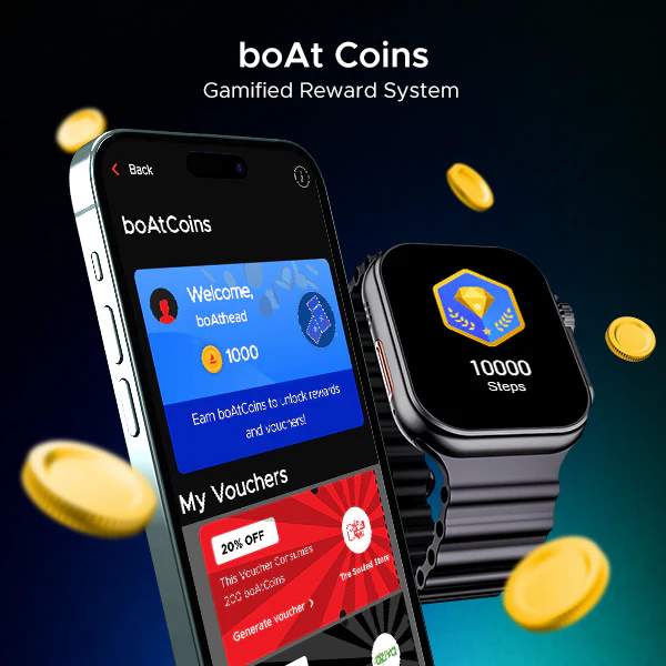 boAt Wave Glory Pro | Smartwatch with 1.96" AMOLED Display, Premium Metal Body, Bluetooth Calling, SpO2 monitoring - Image 6