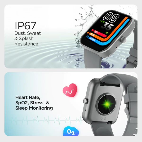 boAt Wave Hype | Smartwatch with 1.85" HD Display, 50+ Sports Modes, IP67 Dust & Water Resistance, SpO2 tracking - Image 13