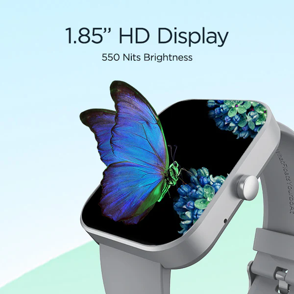 boAt Wave Hype | Smartwatch with 1.85" HD Display, 50+ Sports Modes, IP67 Dust & Water Resistance, SpO2 tracking - Image 9