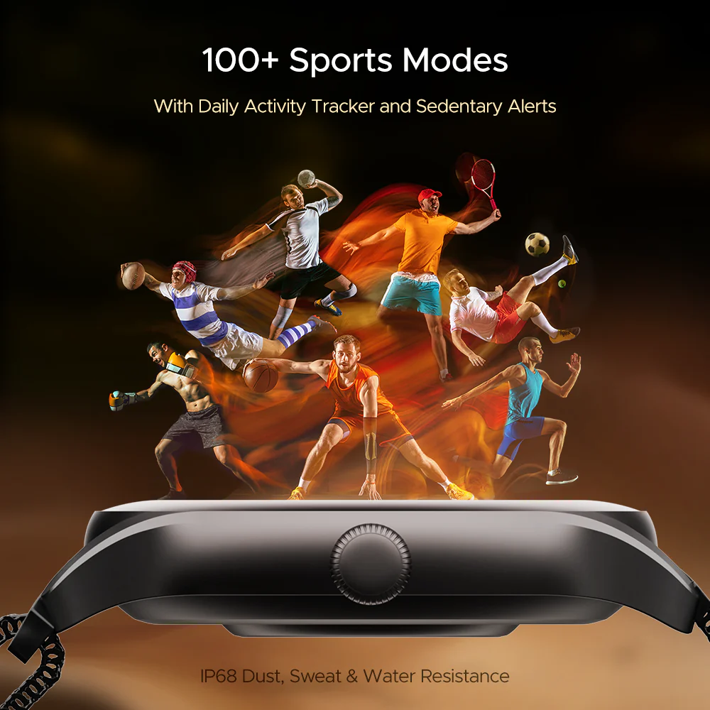 boAt Primia Ace | Smartwatch with 1.43" (3.63cm) Amoled Display, BT Calling, 100+ Sports Modes, Up to 10 Days Battery - Image 5
