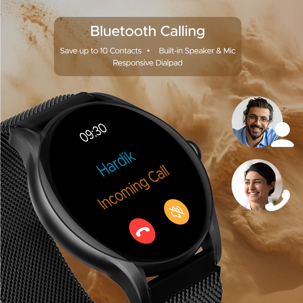 boAt Primia Ace | Smartwatch with 1.43" (3.63cm) Amoled Display, BT Calling, 100+ Sports Modes, Up to 10 Days Battery - Image 6