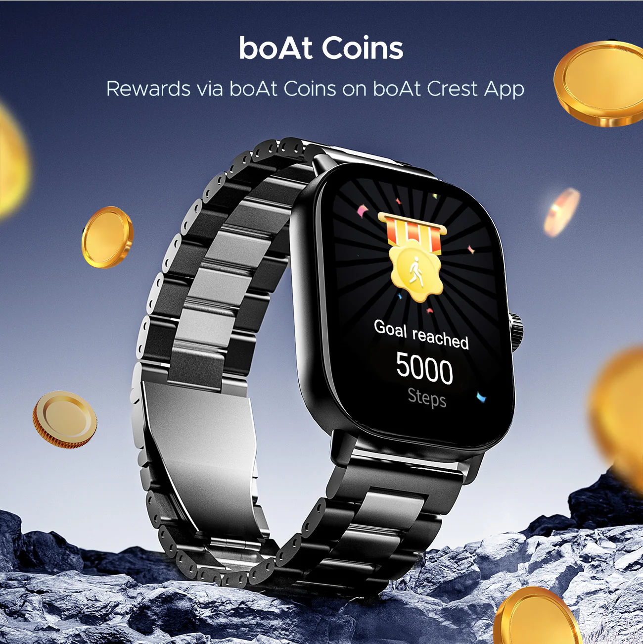boAt Wave Spectra | Smartwatch with 2.04" AMOLED Display, Animated Watch Faces, 100+ Sports Modes, IP68 Dust Resistance - Image 13