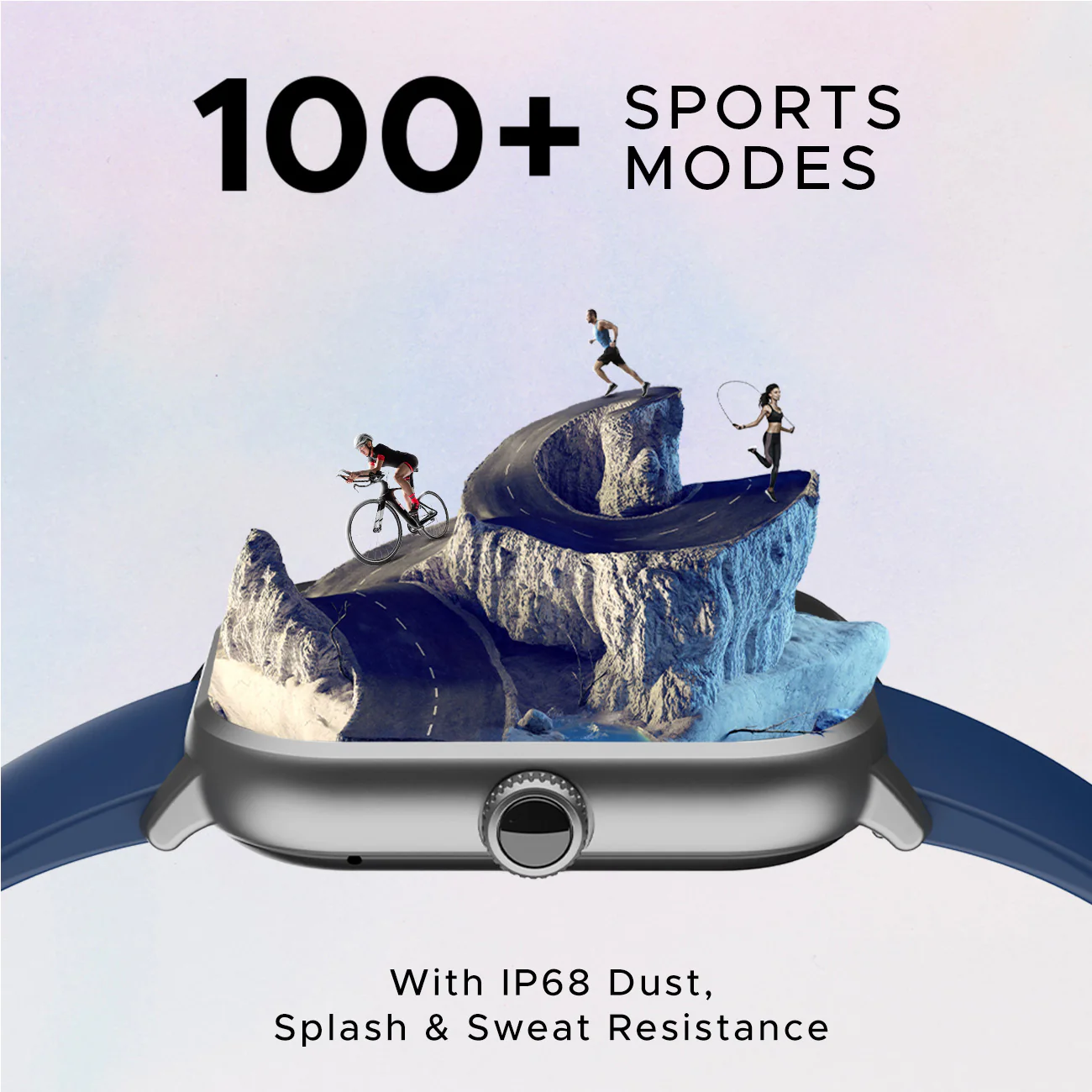 boAt Wave Spin Voice | Smartwatch with 1.85" HD Display, 100+ Sports Modes, Functional Crown, Built-in-games - Image 11