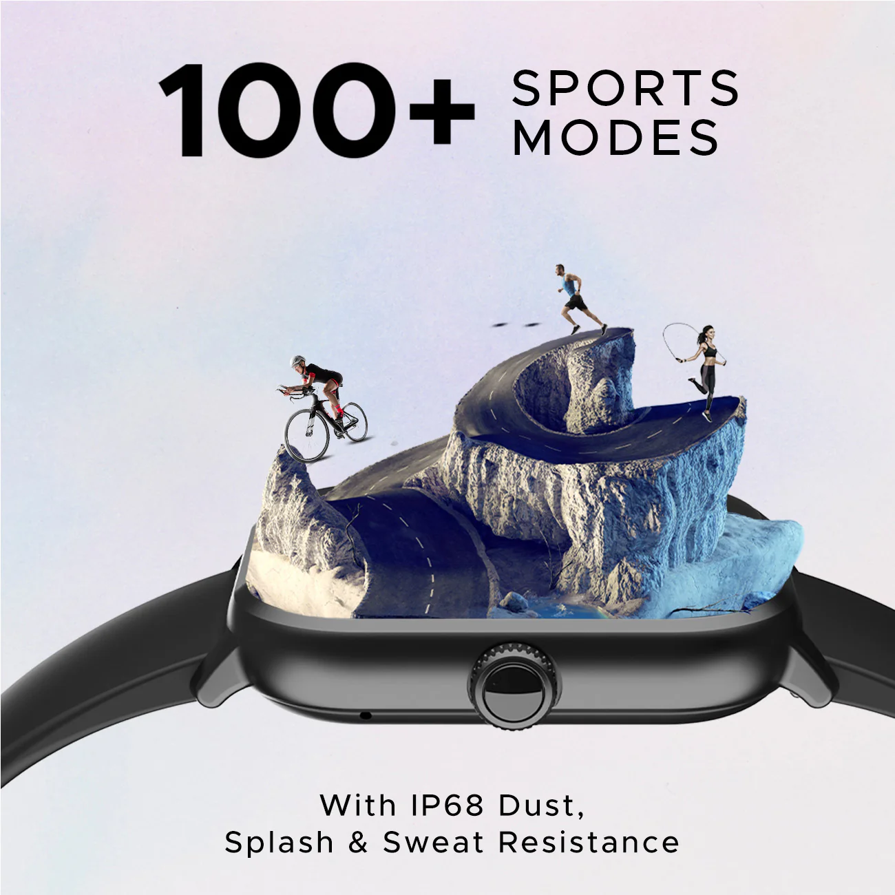 boAt Wave Spin Voice | Smartwatch with 1.85" HD Display, 100+ Sports Modes, Functional Crown, Built-in-games - Image 5