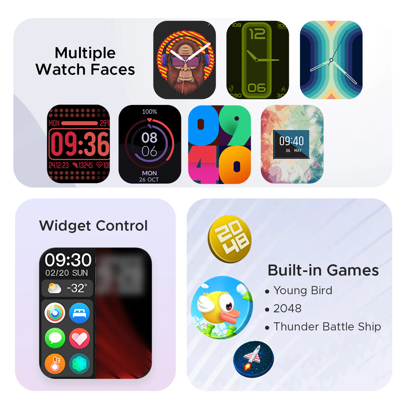 boAt Wave Spin Voice | Smartwatch with 1.85" HD Display, 100+ Sports Modes, Functional Crown, Built-in-games - Image 7