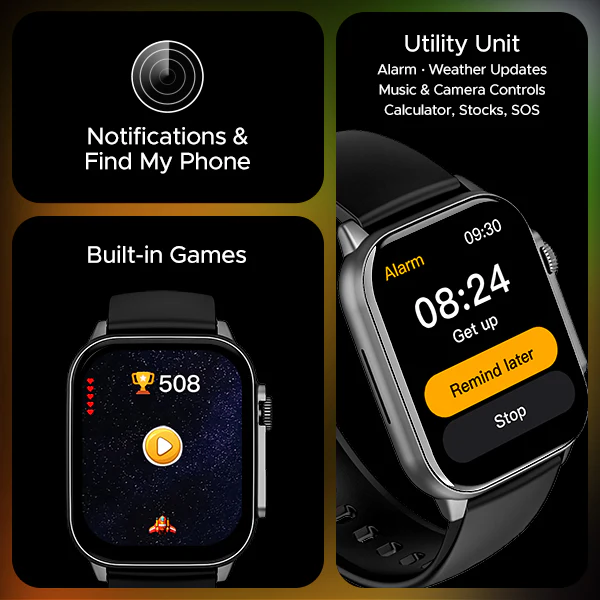 boAt Wave Vivid | Premium 2.0" (5.08 cm) AMOLED Display Smartwatch with BT Calling, 100+ Sports Modes, SpO2 Measurement - Image 10