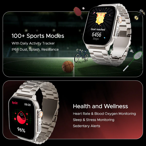 boAt Wave Vivid | Premium 2.0" (5.08 cm) AMOLED Display Smartwatch with BT Calling, 100+ Sports Modes, SpO2 Measurement - Image 14