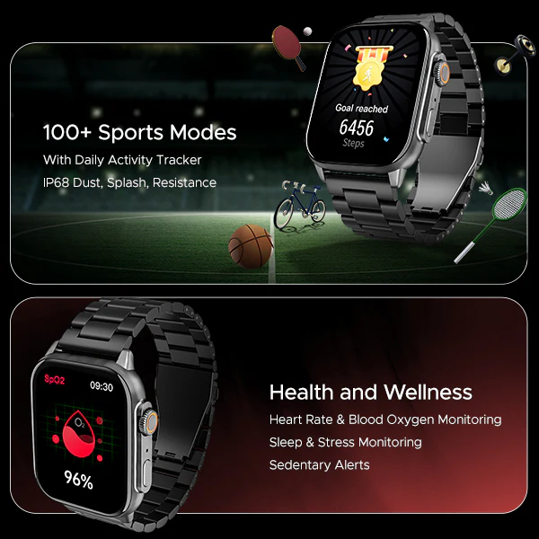 boAt Wave Vivid | Premium 2.0" (5.08 cm) AMOLED Display Smartwatch with BT Calling, 100+ Sports Modes, SpO2 Measurement - Image 20