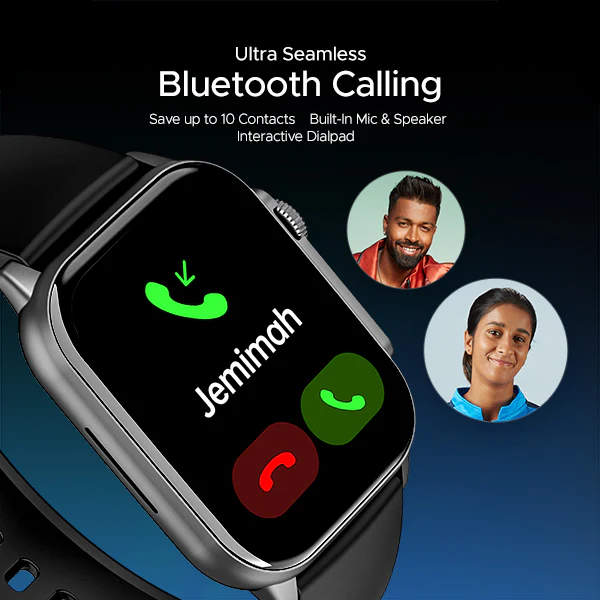boAt Wave Vivid | Premium 2.0" (5.08 cm) AMOLED Display Smartwatch with BT Calling, 100+ Sports Modes, SpO2 Measurement - Image 6