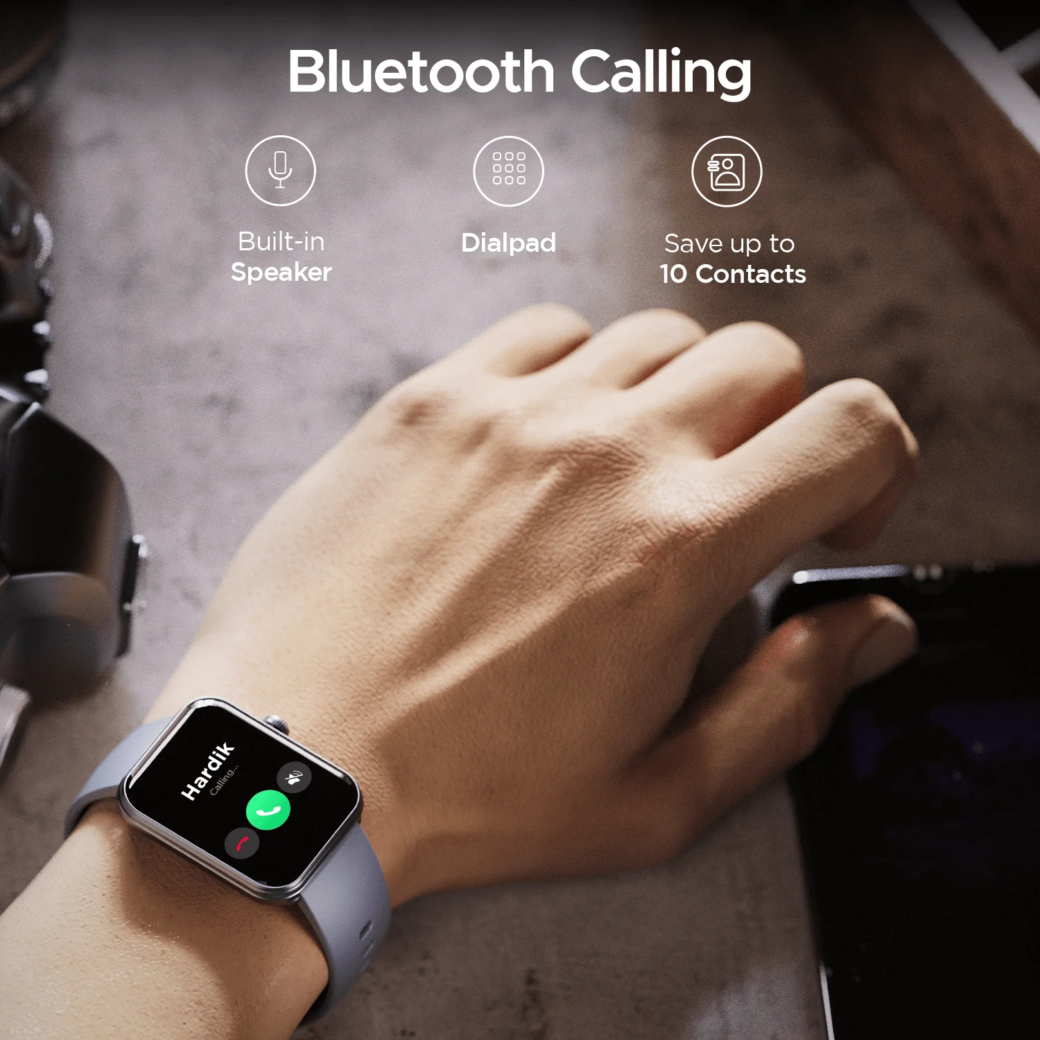 boAt Xtend Plus | Smartwatch with 700 Nits, 1.78" (4.52cm) AMOLED Display , BT Calling, 100+ Sports Modes, IP68 water Resistance - Image 12
