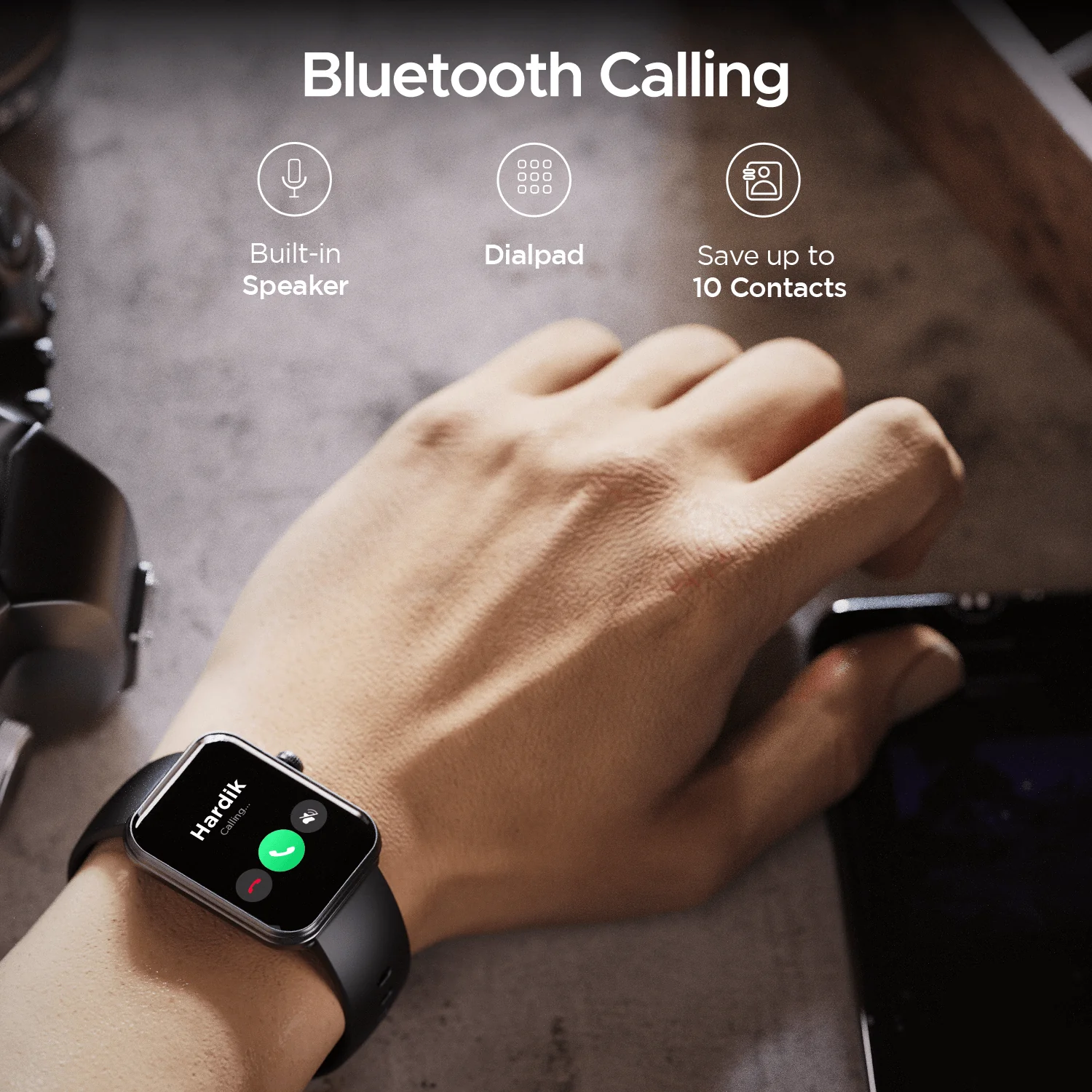 boAt Xtend Plus | Smartwatch with 700 Nits, 1.78" (4.52cm) AMOLED Display , BT Calling, 100+ Sports Modes, IP68 water Resistance - Image 8