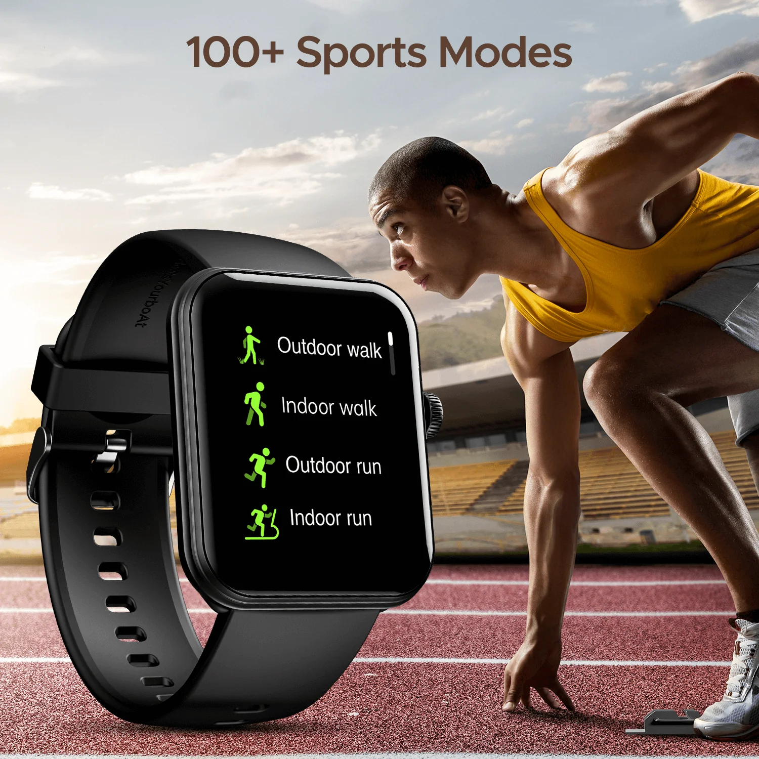 boAt Xtend Plus | Smartwatch with 700 Nits, 1.78" (4.52cm) AMOLED Display , BT Calling, 100+ Sports Modes, IP68 water Resistance - Image 9